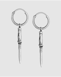 Haze & Glory - ICONIC EXCLUSIVE - Earrings Dagger Hoops 925 Sterling Silver