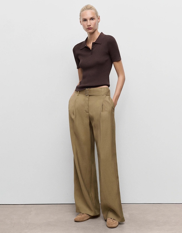 M.N.G - Paperbag Trousers With Belt
