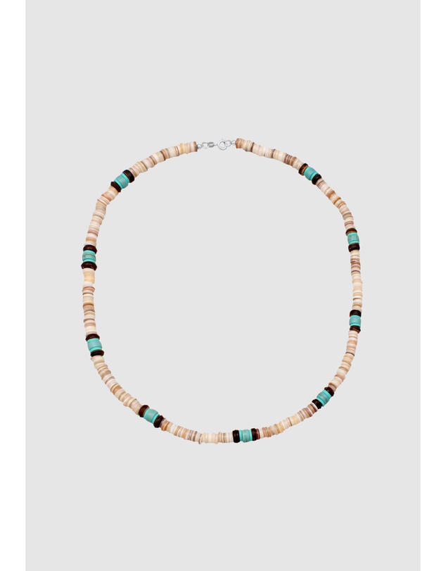 Kuzzoi - ICONIC EXCLUSIVE - Heishi Beads and Howlite Vintage Surfer Necklace