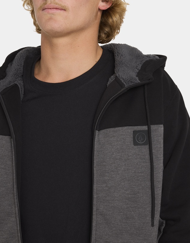 Volcom - Mens Division Lined Zip Up Hoodie