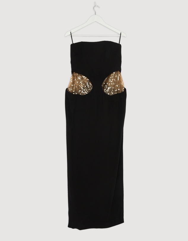 Revibe - Repaired Christopher Esber Borough Strapless Gown - AU 8