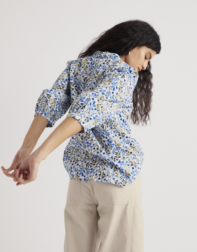 Seasalt - Seasalt Cornwall Blue Hope Cottage Blouse