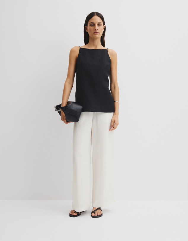 Country Road - Organically Grown Linen Longline Cami