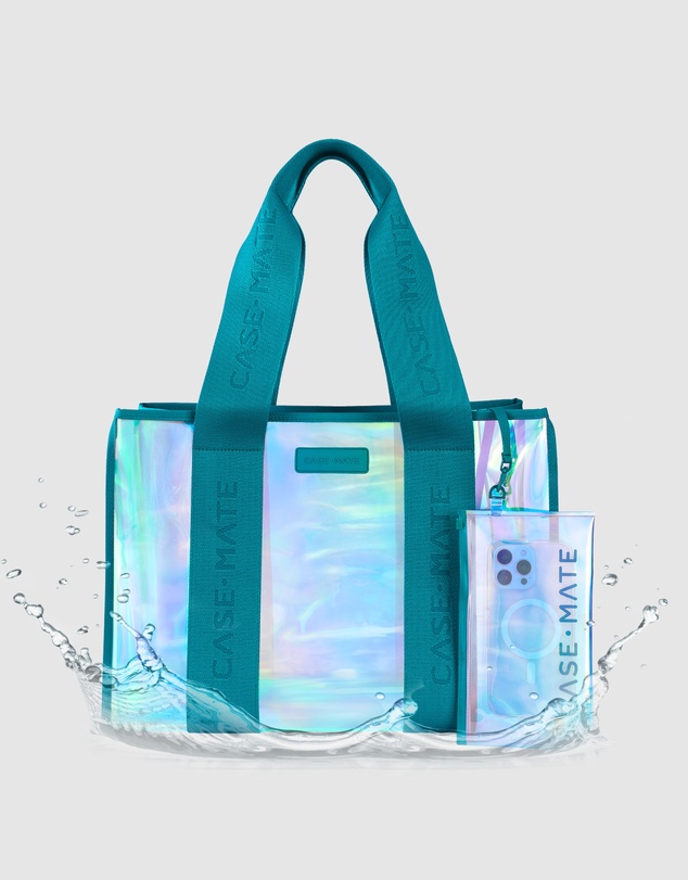 Case-Mate - Case-Mate Emerald Soap Bubble Tote w/ Phone Pouch