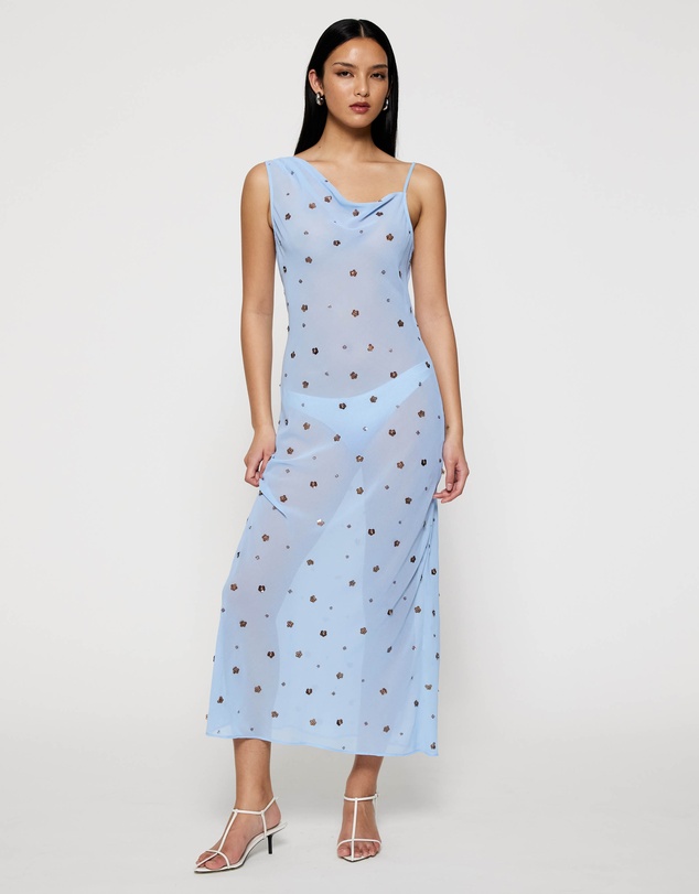 Lover - Amelie Sequin Maxi Dress