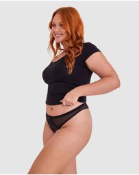 Bras N Things - Susannah V String - Black