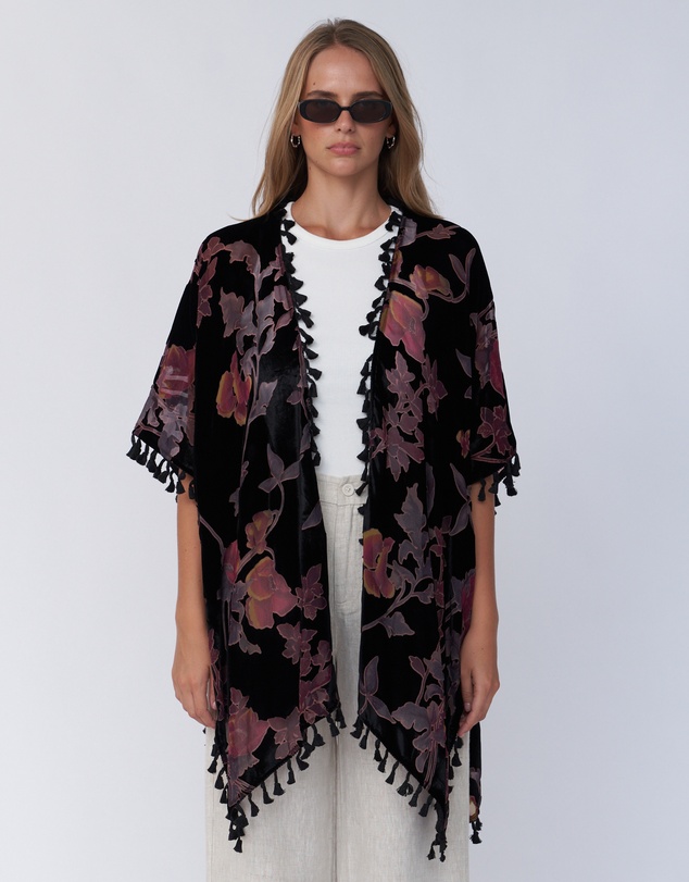 Amelius - Clover Devore Kimono