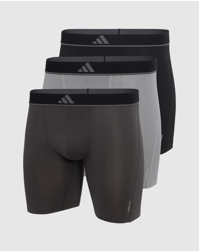 adidas Sportswear - 3 Pack Active Micro Flex Eco Boxer Brief Underwear