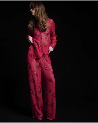 Muma World - Magenta Bloom Mikel Pant