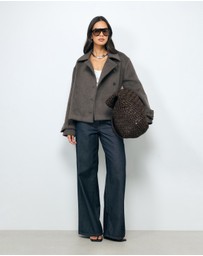 AERE - Sofia Wool Blend Jacket