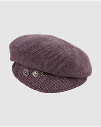 Max Alexander - European Made Wine Wool Beret Cap