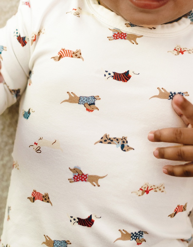 Kynd Baby - Comfy Bodysuit Long Sleeve in Dachshund