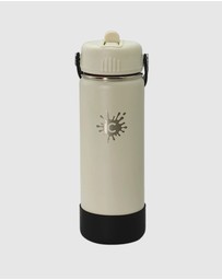 Tolu Australia - 750ml Reusable White Water Bottle with Straw Lid