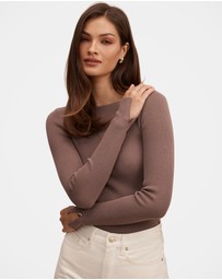 Forever New - Alaia Knitted Rib Top