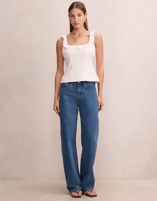 Forever New - Kennedy Lace Frill Top