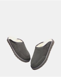EVERAU - Australian Shepherd Ugg Bred Slipper Cow Suede Upper House Shoes