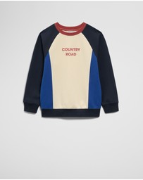 Country Road - Spliced Logo Oversized Sweat