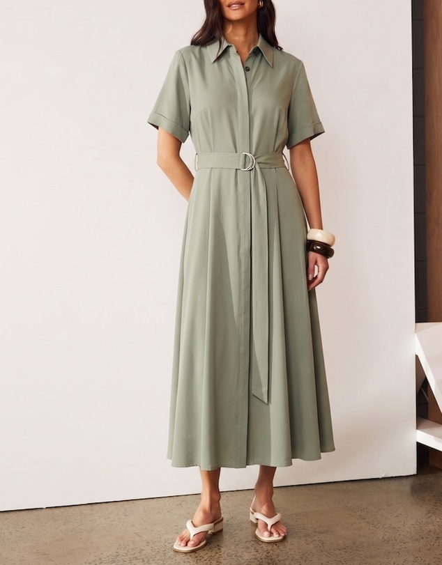 Atmos&Here - Harriet Viscose Shirt Dress