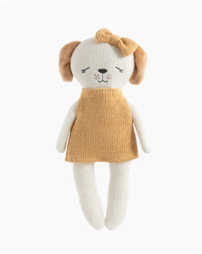 Living Textiles - Knitted Animal Toy - Paula the Puppy