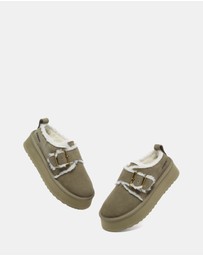 EVERAU - EverAU Ugg Tobias Cow Suede Upper House Shoes