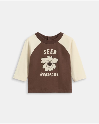 Seed Heritage - Pup Raglan Tee