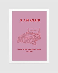Olive et Oriel - 5am Club by Treechild Art Print