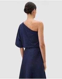 Oroton - One Shoulder Top