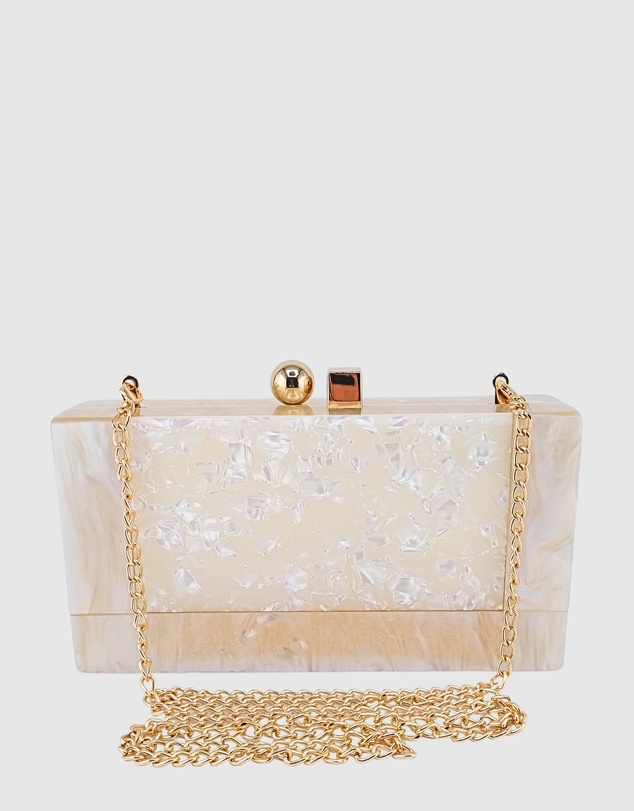 Izoa - Brooke Marble Clutch
