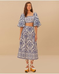 Farm Rio - Cameo Off-White Blouse