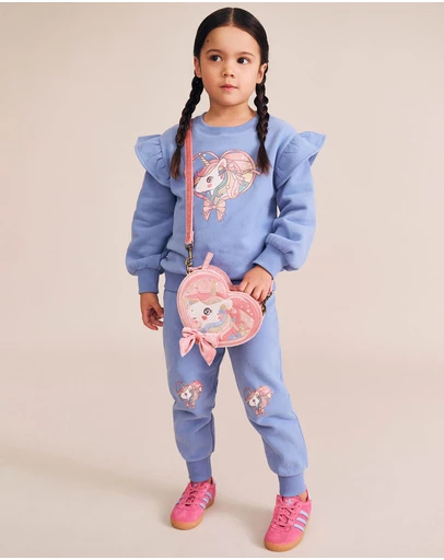 Huxbaby - Whimsical Unicorn Trackpants - Babies-Kids