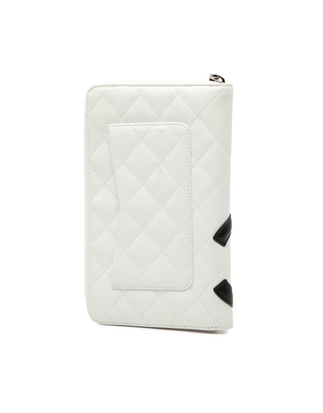 Pre-Loved by Azura Reborn - Pre-Loved CC Quilted Lambskin Cambon Ligne Zippy Organizer Wallet