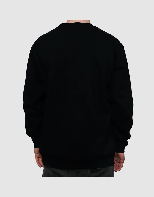 Killer Speed Co. - Killer Speed Co. Men Live Faster Crew Neck Regular Fit Jumper Black 