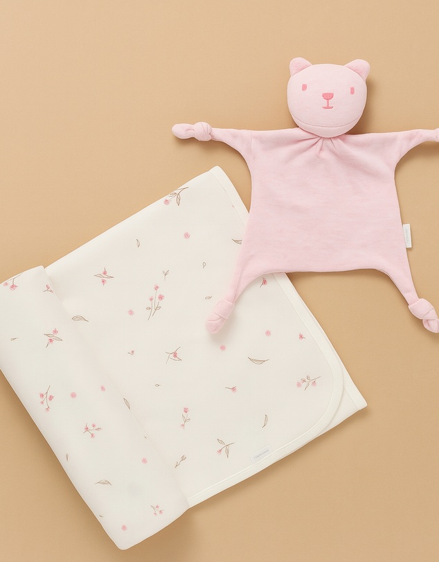 Purebaby - Bunny Rug  & Snookie Gift Pack-Babies