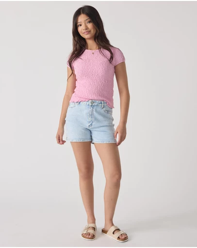 Decjuba Kids - Alessia Textured Top - Kids-Teens
