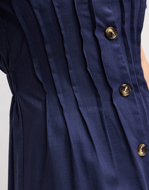 The Fated - Stella Tucked Midi Dress