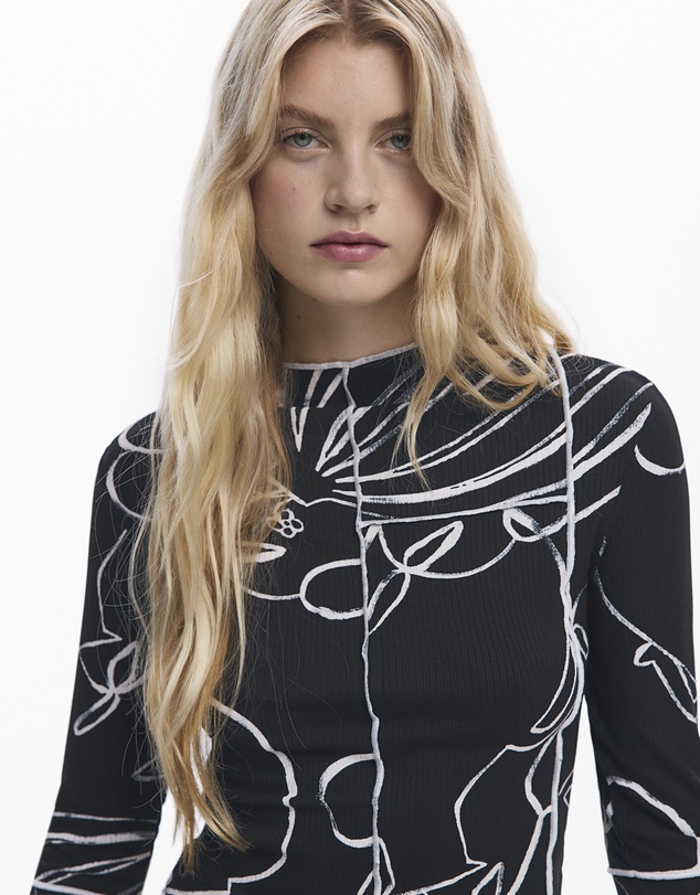 Desigual - Vase Silhouettes T-shirt