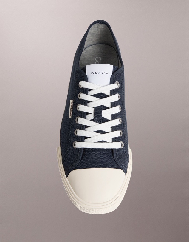 Calvin Klein - Alvaro Cotton Canvas Logo Trainers
