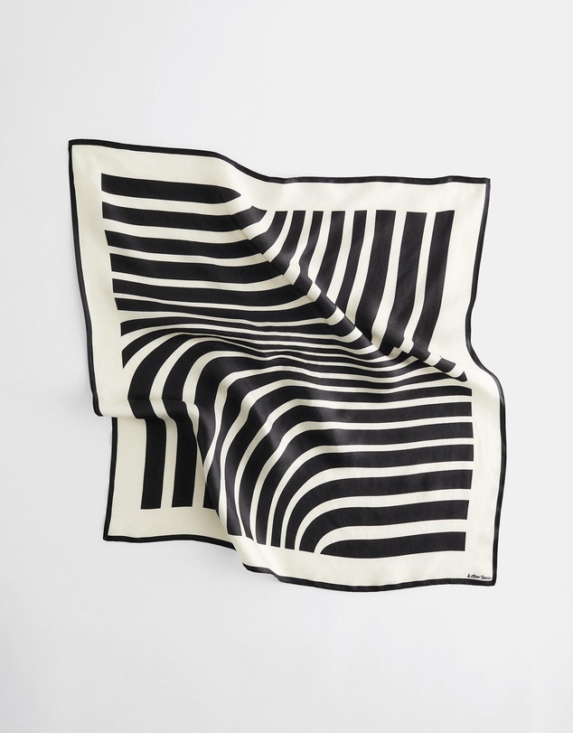 & Other Stories - Graphic-Print Square Silk Scarf