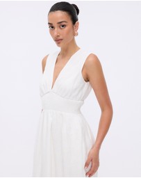 Minima Esenciales - Paloma Linen Midi Dress