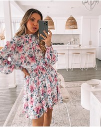 Esther & Co - Neary Dress - Violet Floral