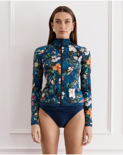 Aqua Blu Australia - Fritillaire Hayley Rash Guard