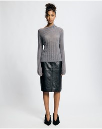 Lover - Seraphine Mohair Blend Sheer Jumper