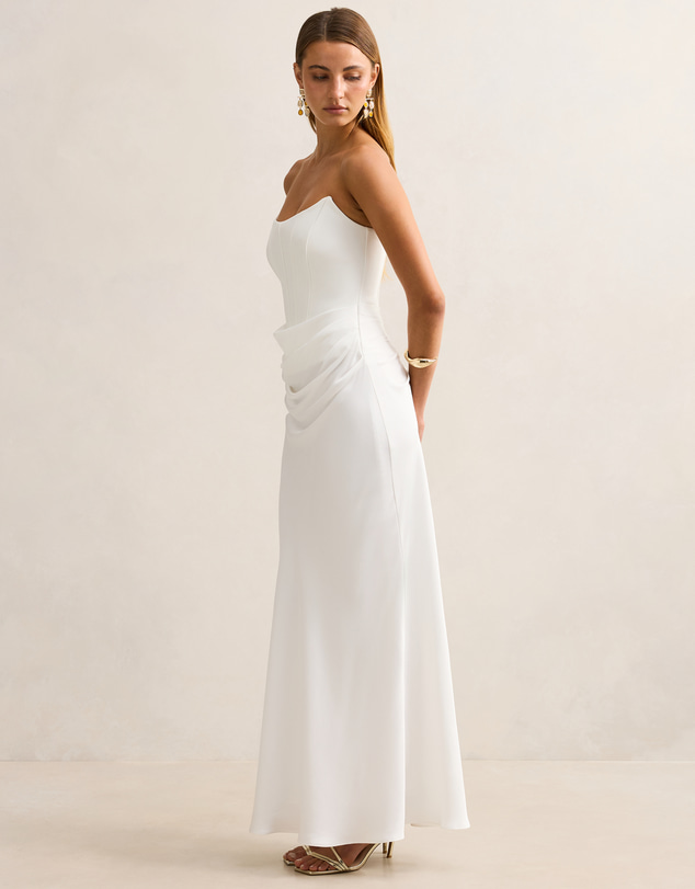 Forever New - Isra Drape Strapless Maxi Dress