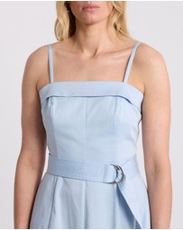David Lawrence - Wisteria Cotton Midi Dress