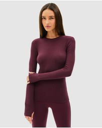 Splits59 - Louise Rib Long Sleeve Top