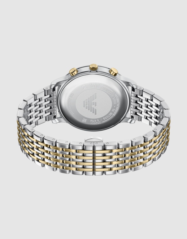 Emporio Armani - Two Tone Chronograph Watch