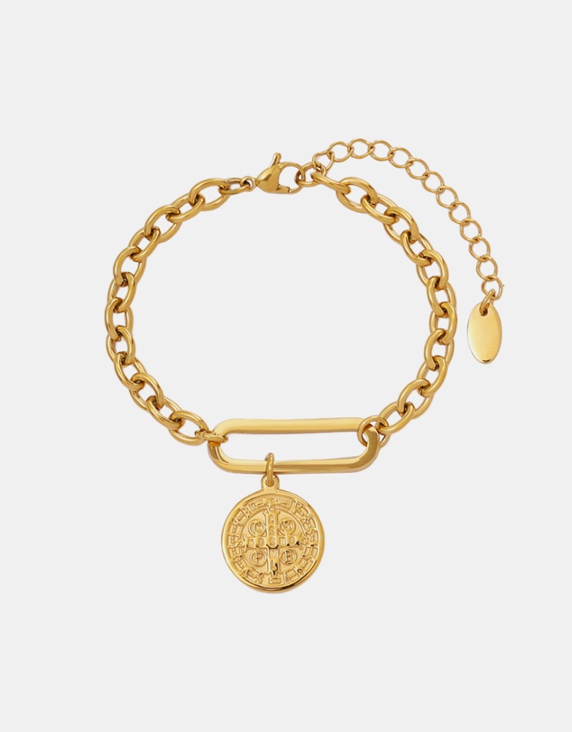 Zoe Olivia - Waterproof Muse Medalion Link Bracelet