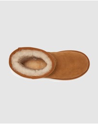 Ozwear Connection Uggs - Ugg Boots Genuine Australian Sheepskin Unisex Short Classic Suede