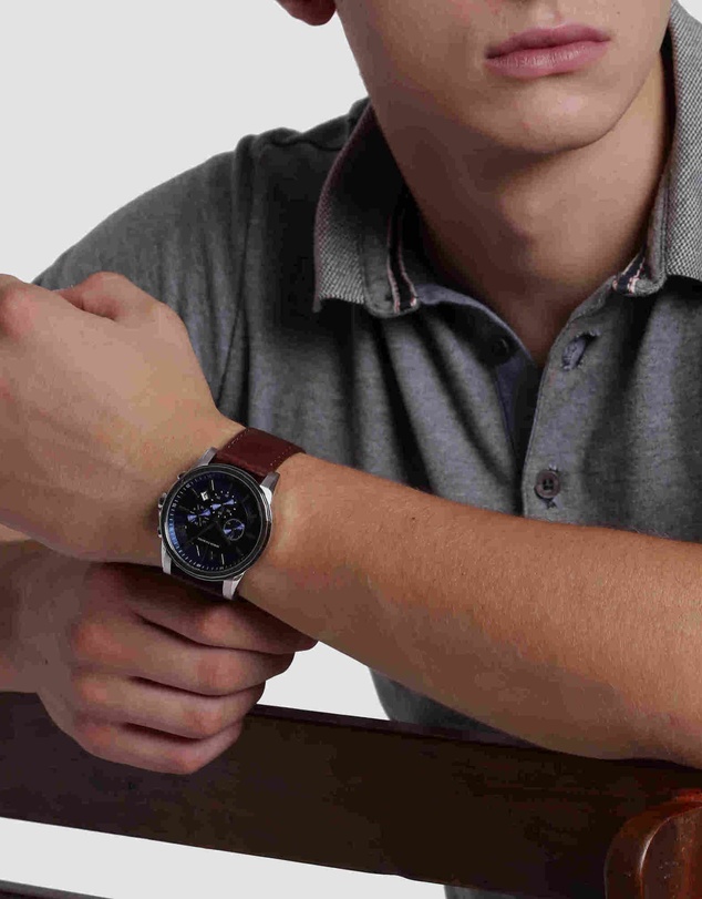 Armani Exchange - Brown Chronograph Watch