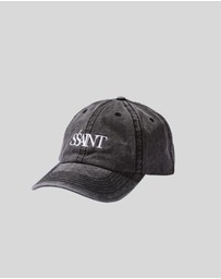 SSAINT - SŚAINT Cap Black Acid Wash